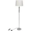 VidaXL Lampadaire Avec Support Haut Décoration à 4 Boules Blanc - Blanc -Lampadaire Soldes 2022 1008373 1