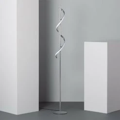 LEDKIA Lampadaire Winding 20W Blanc Chaud 3000K - 3500K - Blanc Chaud 3000K - 3500K