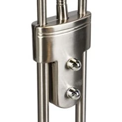 QAZQA Diva - LED Dimmable Lampadaire Eclairage Indirect Moderne Variateur Inclus - H 1800 Mm - Acier - Moderne - Éclairage Intérieur - Salon I Chambre I Cuisine I Salle à Manger - Acier -Lampadaire Soldes 2022 11227598 3