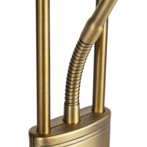 QAZQA Diva - LED Dimmable Lampadaire Eclairage Indirect Moderne Variateur Inclus - 1 Lumière - H 1800 Mm - Bronze - Moderne - Éclairage Intérieur - Salon I Chambre I Cuisine I Salle à Manger - Bronze 7 QAZQA Diva - LED Dimmable Lampadaire Eclairage Indirect Moderne Variateur Inclus - 1 Lumière - H 1800 Mm - Bronze - Moderne - Éclairage Intérieur - Salon I Chambre I Cuisine I Salle à Manger - Bronze – Image 5