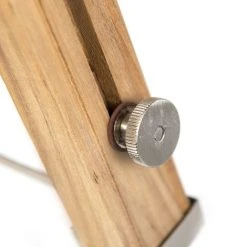 QAZQA Lampadaire Rural Trépied Bois Avec Acier - Cortin - Marron -Lampadaire Soldes 2022 11228195 3