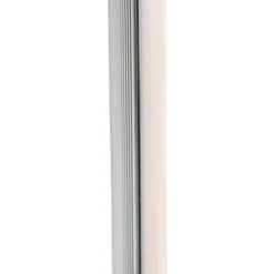 QAZQA Line-up - LED Dimmable Lampadaire Moderne Variateur Inclus - 1 Lumière - H 1220 Mm - Chrome - Moderne - Éclairage Intérieur - Salon I Chambre I Cuisine I Salle à Manger - Chrome -Lampadaire Soldes 2022 11280328 5