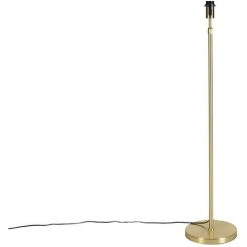 QAZQA Parte - Lampe Sur Pied Réglable Moderne - 1 Lumière - H 1430 Mm - Doré/Laiton - Design,Moderne - Éclairage Intérieur - Salon I Chambre I Cuisine I Salle à Manger - Doré/Laiton -Lampadaire Soldes 2022 11559137 3