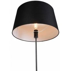 QAZQA Parte Fl - Lampadaire Classique/Antique - 1 Lumière - H 1730 Mm - Noir - Classique/Antique - Éclairage Intérieur - Salon I Chambre I Cuisine I Salle à Manger - Noir -Lampadaire Soldes 2022 11559155 3