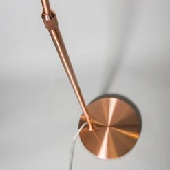 QAZQA Arc-basic - Lampe Arquée Moderne - 1 Lumière - H 1700 Mm - Cuivre - Rustique,Moderne - Éclairage Intérieur - Salon - Cuivre -Lampadaire Soldes 2022 11634610 5