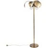 QAZQA - Lampadaire Rétro - 2 Lumière - H 1560 Mm - Doré/Laiton - Rétro - Éclairage Intérieur - Salon I Chambre I Cuisine I Salle à Manger - Doré/Laiton -Lampadaire Soldes 2022 11717296 1
