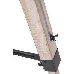 QAZQA Rio Fl - Lampe De Table Trépied/tripode Industriel - 1 Lumière - H 1440 Mm - Marron - Rustique - Éclairage Intérieur - Salon I Chambre I Cuisine I Salle à Manger - Marron -Lampadaire Soldes 2022 11769138 4