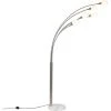QAZQA Sixties Marmo - Lampadaire Design - 5 Lumière - H 2155 Mm - Acier - Moderne,Design - Éclairage Intérieur - Salon I Chambre - Acier -Lampadaire Soldes 2022 12013934 1