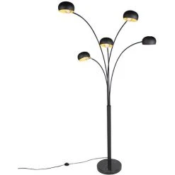 QAZQA Sixties - Lampadaire Design - 5 Lumière - H 2155 Mm - Noir - Moderne,Design - Éclairage Intérieur - Salon I Chambre - Noir 8 QAZQA Sixties - Lampadaire Design - 5 Lumière - H 2155 Mm - Noir - Moderne,Design - Éclairage Intérieur - Salon I Chambre - Noir -Lampadaire Soldes 2022 12013935 3