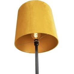 QAZQA Simplo Fl - Lampadaire Rustique - 1 Lumière - H 1780 Mm - Jaune - Moderne,Rustique - Éclairage Intérieur - Salon I Chambre I Cuisine I Salle à Manger - Jaune 8 QAZQA Simplo Fl - Lampadaire Rustique - 1 Lumière - H 1780 Mm - Jaune - Moderne,Rustique - Éclairage Intérieur - Salon I Chambre I Cuisine I Salle à Manger - Jaune -Lampadaire Soldes 2022 12179886 3