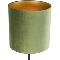 QAZQA Simplo Fl - Lampadaire Avec Abat-jour Rustique - 1 Lumière - H 1780 Mm - Vert - Rustique - Éclairage Intérieur - Salon I Chambre I Cuisine I Salle à Manger - Vert -Lampadaire Soldes 2022 12179887 4