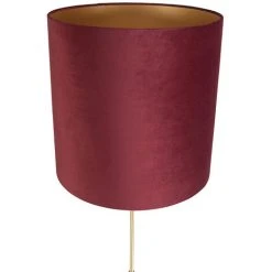 QAZQA Parte Fl - Lampadaire Avec Abat-jour Classique/Antique - 1 Lumière - H 1865 Mm - Rouge - Classique/Antique - Éclairage Intérieur - Salon I Chambre I Cuisine I Salle à Manger - Rouge -Lampadaire Soldes 2022 12271885 4