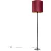 QAZQA Simplo Fl - Lampadaire Avec Abat-jour Classique/Antique - 1 Lumière - H 1780 Mm - Rouge - Classique/Antique - Éclairage Intérieur - Salon I Chambre - Rouge -Lampadaire Soldes 2022 12271899 1