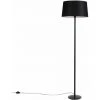 QAZQA Simplo Fl - Lampadaire Avec Abat-jour Classique/Antique - 1 Lumière - H 1640 Mm - Noir - Classique/Antique - Éclairage Intérieur - Salon I Chambre - Noir -Lampadaire Soldes 2022 12271900 1