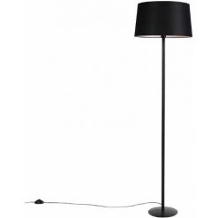 QAZQA Simplo Fl - Lampadaire Avec Abat-jour Classique/Antique - 1 Lumière - H 1640 Mm - Noir - Classique/Antique - Éclairage Intérieur - Salon I Chambre - Noir