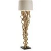Kave Home - Lampadaire Nuba Blache En Bois Recyclé Et 100% Coton - Naturel -Lampadaire Soldes 2022 12369027 1
