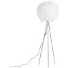 QAZQA Feather - Lampe De Table Trépied/tripode Moderne - 1 Lumière - H 1550 Mm - Blanc - Moderne - Éclairage Intérieur - Salon I Chambre I Cuisine I Salle à Manger - Blanc -Lampadaire Soldes 2022 13327712 1