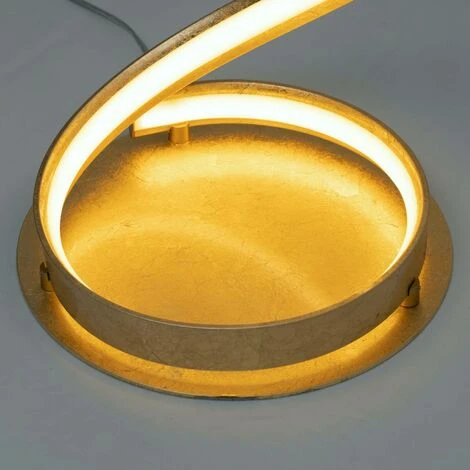 KOSILUM Lampadaire Salon Ondulé Feuille Dorée - Millenium - Doré / Laiton 7 KOSILUM Lampadaire Salon Ondulé Feuille Dorée - Millenium - Doré / Laiton – Image 5