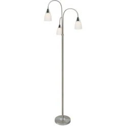 15 Watts LED Lampadaire Verre Pied Lampe Interrupteur à Pied éclairage WOFI 3453.03.54.0000