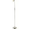 ETC-SHOP Lampadaire Spot Pivotant Lampe De Salon Sur Pied Lampadaire Moderne Verre, Flexo, Argent-métallique, 1x E14, LxH 51 X 154 Cm -Lampadaire Soldes 2022 13540579 1