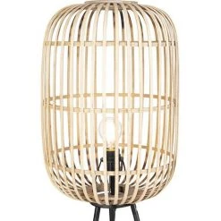 QAZQA Manila - Lampadaire Rustique - 1 Lumière - H 1390 Mm - Beige - Rustique,Rustique - Éclairage Intérieur - Salon I Chambre - Beige -Lampadaire Soldes 2022 13546889 3