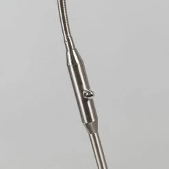 QAZQA Eva - LED Dimmable Lampe De Lecture Moderne Variateur Inclus - 1 Lumière - H 1580 Mm - Acier - Moderne - Éclairage Intérieur - Salon I Chambre - Acier -Lampadaire Soldes 2022 13546907 5