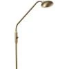 QAZQA Eva - LED Dimmable Lampe De Lecture Moderne Variateur Inclus - 1 Lumière - H 1580 Mm - Bronze - Moderne - Éclairage Intérieur - Salon I Chambre - Bronze -Lampadaire Soldes 2022 13546908 1