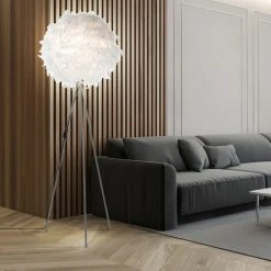 NINO LEUCHTEN Lampadaire Salon Pied Lampe Câble Interrupteur Plume De Canard éclairage Nino Lights 40110107 -Lampadaire Soldes 2022 13633474 3