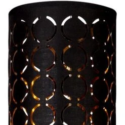 Lampadaire Design Salon Plafond Projecteur Anneau Découpes Lampe Sur Pied Noir Or Globo 15329S -Lampadaire Soldes 2022 13636150 4