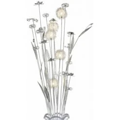 ETC-SHOP Lampadaire Lampadaire Lampadaire Lampadaire Chambre, Changeur De Couleur RVB, Argent Chromé, 6x LED RVB 1 Watt 430 Lumens Blanc Chaud, DxH 45x148 Cm -Lampadaire Soldes 2022 13636429 4