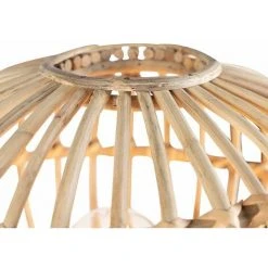 QAZQA Canna - Lampe De Table Trépied/tripode Rustique - 1 Lumière - H 1395 Mm - Naturel - Rustique - Éclairage Intérieur - Salon I Chambre - Naturel -Lampadaire Soldes 2022 13962296 3