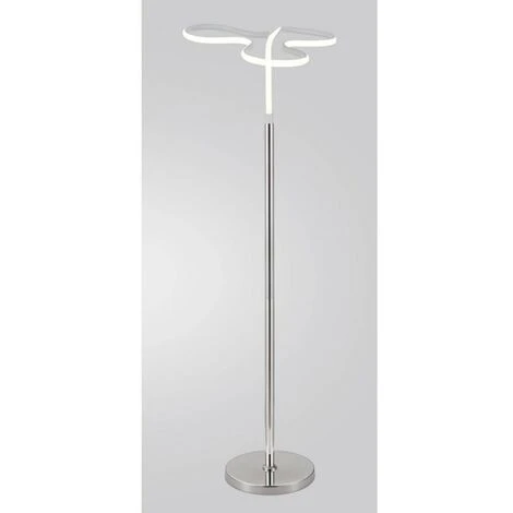 MEUBLETMOI Lampadaire Design Et Original LED Angulaire - CLOVER - Gris 3 MEUBLETMOI Lampadaire Design Et Original LED Angulaire - CLOVER - Gris