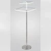 MEUBLETMOI Lampadaire Design Et Original LED Losangé Eclairage Blanc Froid - DIAMOND - Gris -Lampadaire Soldes 2022 14160338 1