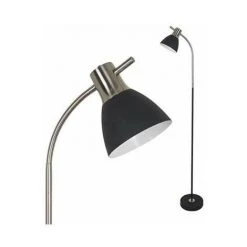 V-TAC VT-7702 Lampadaire Design Support En Métal Réglable Support E27 Noir + Nickel Satiné - Sku 40421 -Lampadaire Soldes 2022 14752300 4