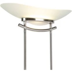 QAZQA Lexus - LED Dimmable Lampadaire Avec Lampe De Lecture Moderne Variateur Inclus - 1 Lumière - H 1800 Mm - Acier - Moderne - Éclairage Intérieur - Salon I Chambre - Acier -Lampadaire Soldes 2022 14868094 3