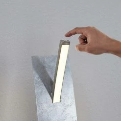 LUCANDE LED Lampadaire à Intensité Variable 'Marija' En Métal Pour Salon & Salle à Manger - Argenté -Lampadaire Soldes 2022 14902135 4