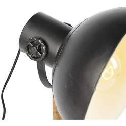 QAZQA Mangoes - Lampadaire Industriel - 1 Lumière - H 1460 Mm - Anthracite - Rustique - Éclairage Intérieur - Salon I Chambre - Anthracite -Lampadaire Soldes 2022 15114021 5