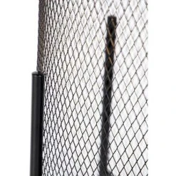 QAZQA Bliss_mesh - Lampadaire Moderne - 1 Lumière - H 1350 Mm - Noir - Moderne - Éclairage Intérieur - Salon I Chambre - Noir -Lampadaire Soldes 2022 15344798 3