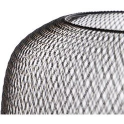 QAZQA Bliss_mesh - Lampadaire Moderne - 1 Lumière - H 1350 Mm - Noir - Moderne - Éclairage Intérieur - Salon I Chambre - Noir -Lampadaire Soldes 2022 15344798 5