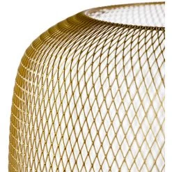 QAZQA Bliss_mesh - Lampadaire Moderne - 1 Lumière - H 1350 Mm - Doré/Laiton - Moderne - Éclairage Intérieur - Salon I Chambre - Doré/Laiton -Lampadaire Soldes 2022 15344808 5