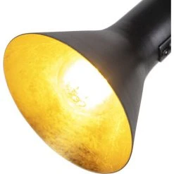 QAZQA Magno - Lampadaire Moderne - 2 Lumière - H 1580 Mm - Noir - Moderne - Éclairage Intérieur - Salon I Chambre - Noir -Lampadaire Soldes 2022 15687700 3