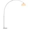 VidaXL Lampe à Arc 60 W Argenté E27 200 Cm - Argent