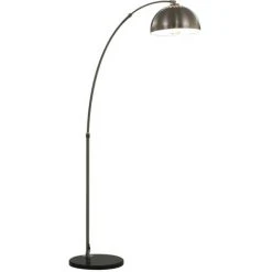 VidaXL Lampe à Arc 60 W Argenté E27 170 Cm - Argent