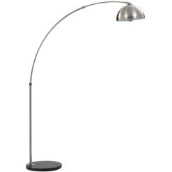VidaXL Lampe à Arc 60 W Argenté E27 170 Cm - Argent -Lampadaire Soldes 2022 15729005 3