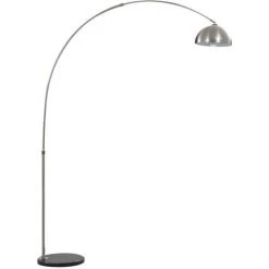 VidaXL Lampe à Arc 60 W Argenté E27 170 Cm - Argent -Lampadaire Soldes 2022 15729005 4