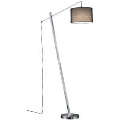 REALITY LEUCHTEN Lampadaire Design Spot Textile Gris Salon Salle De Travail éclairage Sur Pied Luminaire Reality R40361007