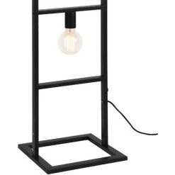 [lux.pro] Lampadaire Lampe à Pied Métal Noir 4 X E27 142,5 X 31 X 31 Cm -Lampadaire Soldes 2022 16436601 3