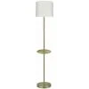 AUTRE Lampadaire Design LED Droit En Métal Doré Abat-jour Blanc Et Port USB 1 AUTRE Lampadaire Design LED Droit En Métal Doré Abat-jour Blanc Et Port USB -Lampadaire Soldes 2022 16497498 1
