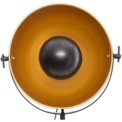 Atmosphera - Lampadaire Trépied En Bois Et Métal Noir Et Doré H 162 Cm - Noir -Lampadaire Soldes 2022 16593243 3