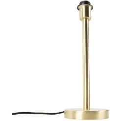 QAZQA Simplo - Lampadaire Classique/Antique - 1 Lumière - Ø 140 Mm - Doré/Laiton - Moderne,Classique/Antique - Éclairage Intérieur - Salon I Chambre I Cuisine I Salle à Manger - Doré/Laiton -Lampadaire Soldes 2022 16596395 4